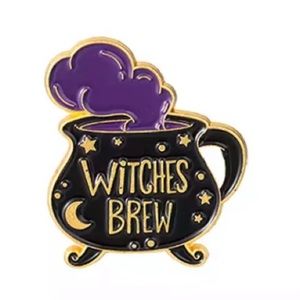 6/$30 Witches Brew Magical Cauldron Enamel Pin